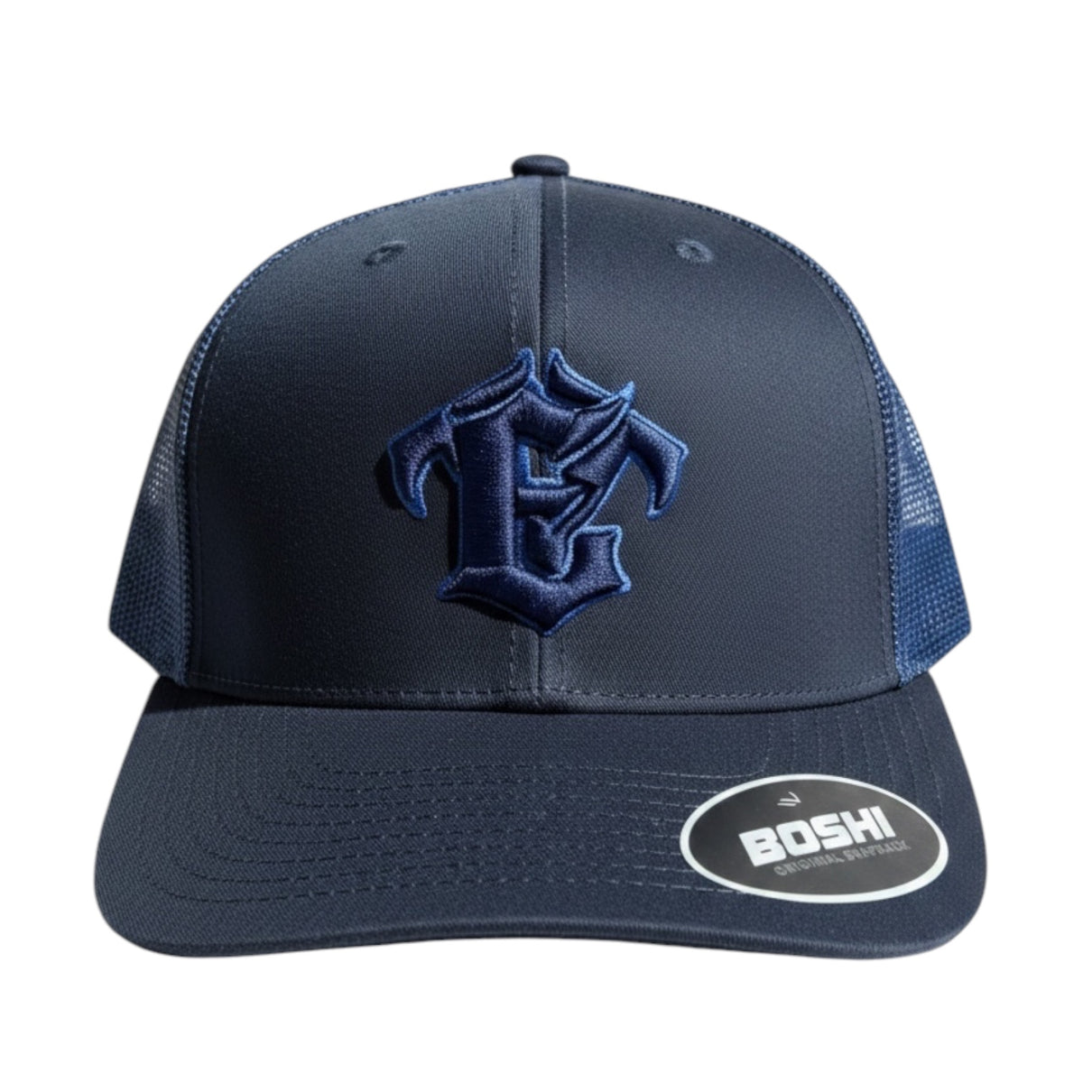 Navy Monogram Cap