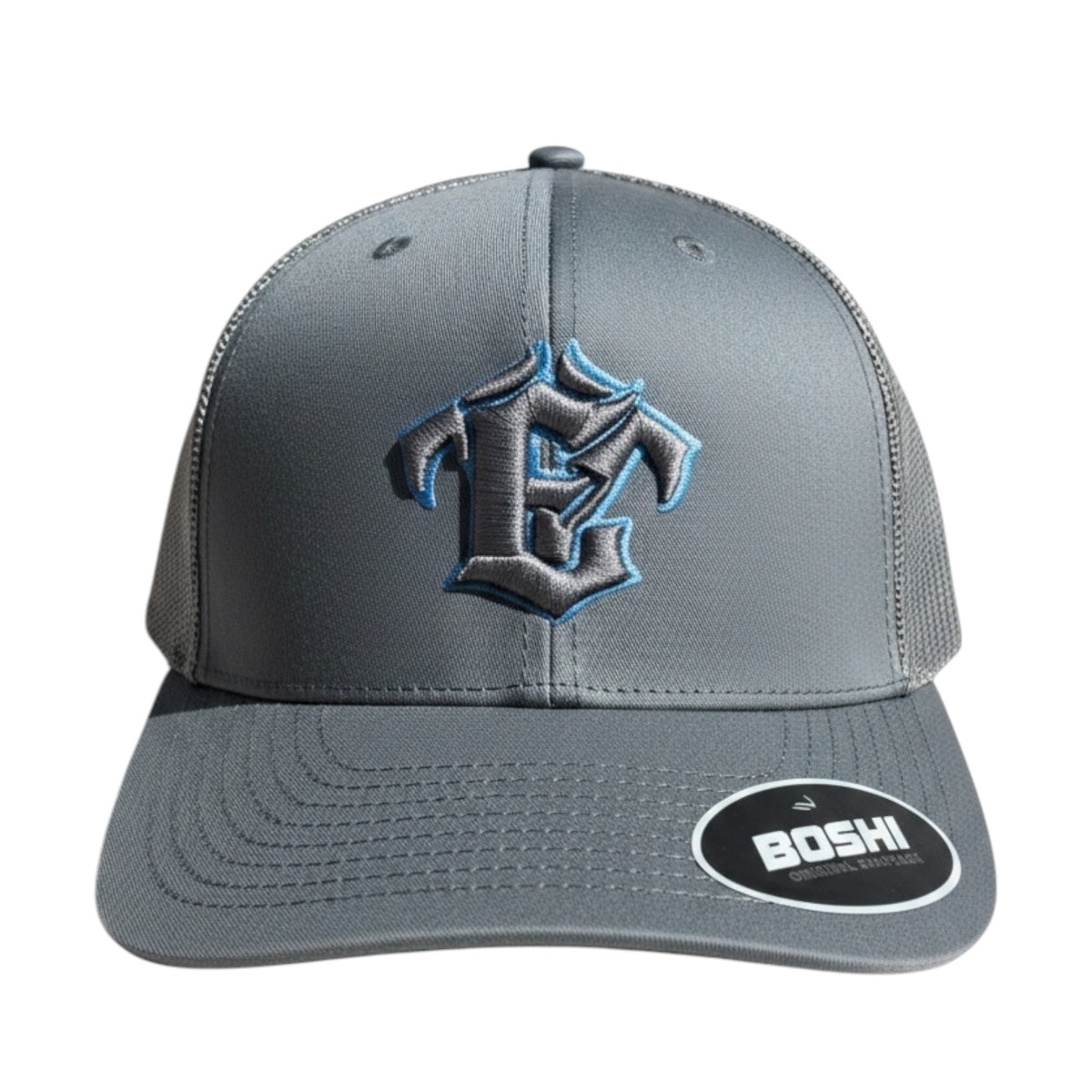 Grey Monogram Cap